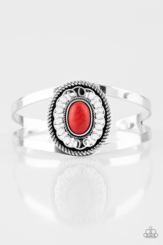 Deep In The TUMBLEWEEDS - Red - Paparazzi Accessories