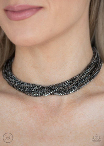 Catch You LAYER - Black - Paparazzi Accessories