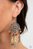 Desert Plains - Orange - Paparazzi Accessories
