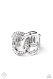 Wide Curves Ahead - Silver - Paparazzi Accessories