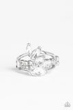 Rhinestone Stunner - White - Paparazzi Accessories