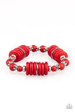 Sagebrush Serenade - Red - Paparazzi Accessories