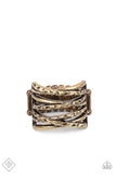 Switching Gears - Brass - Paparazzi Accessories