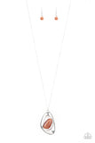 Asymmetrical Bliss - Orange - Paparazzi Accessories