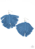 Macrame Mamba - Blue - Paparazzi Accessories