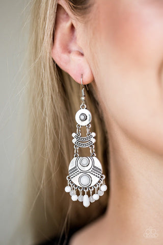 Tropic Tribe - White - Paparazzi Accessories