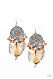 Desert Plains - Orange - Paparazzi Accessories