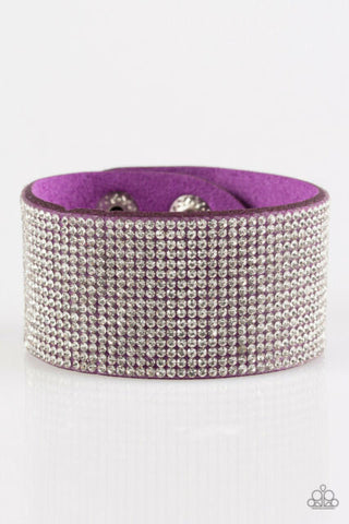 Roll With The Punches - Purple - Paparazzi Accessories