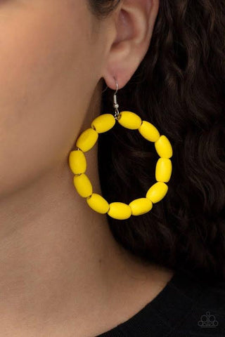 Living the WOOD Life - Yellow - Paparazzi Accessories