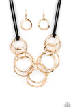 Spiraling Out of COUTURE - Gold - Paparazzi Accessories