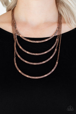 It Will Be Over MOON - Copper - Paparazzi Accessories