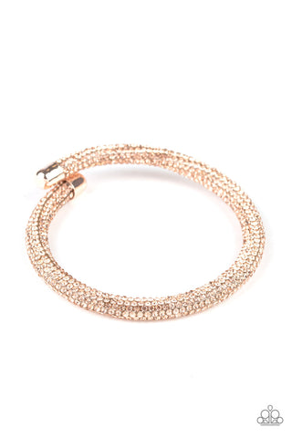 Stageworthy Sparkle - Rose Gold - Paparazzi Accessories