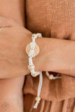 The Road KNOT Taken - White - Paparazzi Accessories