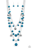 The Partygoer - Blue - Paparazzi Accessories