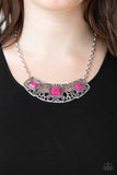 Feeling Inde-PENDANT - Pink - Paparazzi Accessories