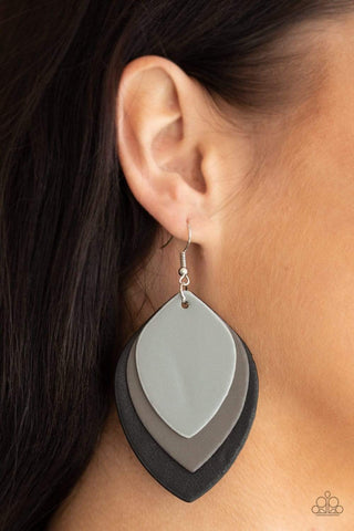 Light as a LEATHER - Black - Paparazzi Accessories