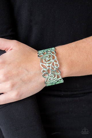 Victorian Gardens - Green - Paparazzi Accessories