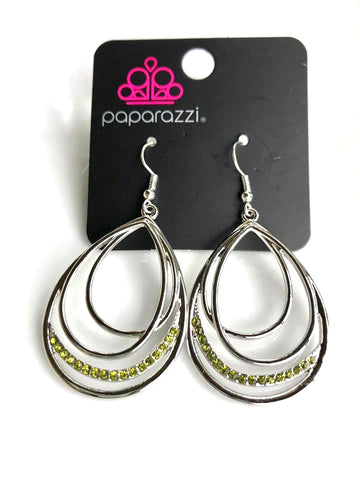 Start Each Day With Sparkle - Green - Paparazzi Accessories