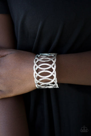 Circa de Contender - Silver - Paparazzi Accessories