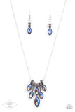 You Should See Me in a Crown - Multi Blue - Paparazzi necklace