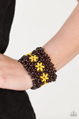 Bahama Babe - Yellow - Paparazzi Accessories