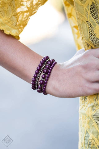 Rockin’ Rococo - Purple - Paparazzi Accessories