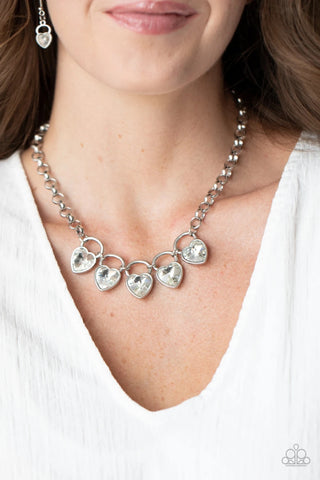 HEART on Your Heels - White - Paparazzi Accessories