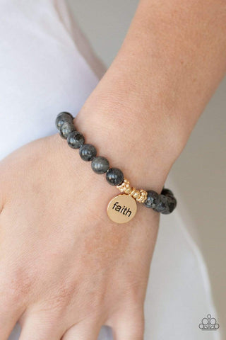 FAITH It, Till You Make It - Black - Paparazzi Accessories