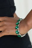 Glitzy Glamorous - Green - Paparazzi Accessories