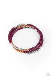 Spiral Dive - Purple - Paparazzi Accessories