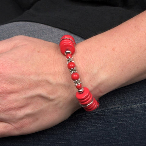 Sagebrush Serenade - Red - Paparazzi Accessories