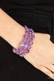 Girly Girl Glimmer - Purple - Paparazzi Accessories