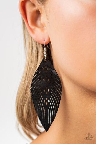 Wherever The Wind Takes Me - Black - Paparazzi Accessories