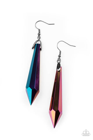 Sharp Dressed DIVA - Multi (oil spill) - Paparazzi Accessories