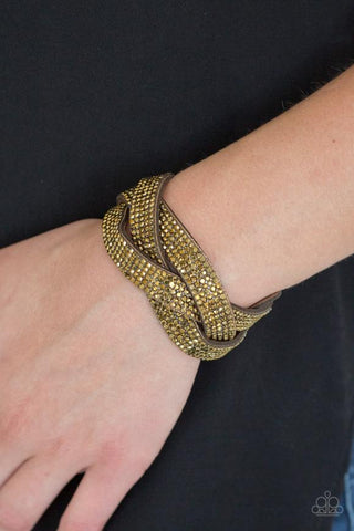 Nice Girls Finish Last - Brass - Paparazzi Accessories