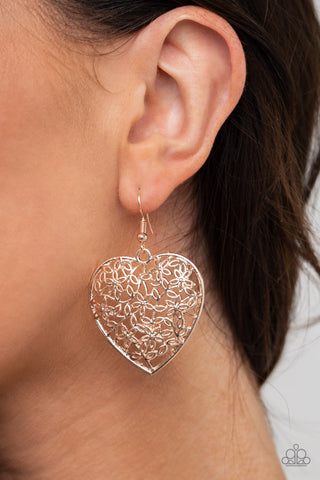 Let Your Heart Grow - Rose Gold - Paparazzi Accessories
