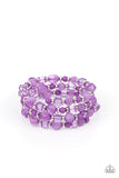 Girly Girl Glimmer - Purple - Paparazzi Accessories