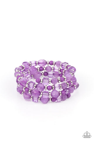Girly Girl Glimmer - Purple - Paparazzi Accessories
