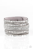 Rhinestone Rumble - Silver - Paparazzi Accessories
