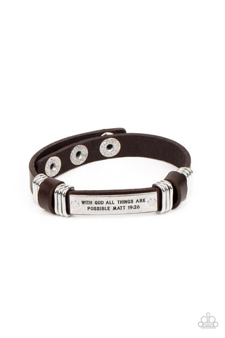 Make it Possible - Brown - Paparazzi Accessories