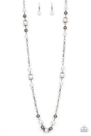 Wall Street Waltz - Black - Paparazzi Accessories