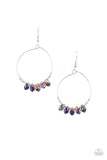 Holographic Hoops - Purple - Paparazzi Accessories