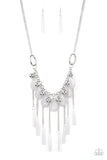 Roaring Riviera - White - Paparazzi Accessories