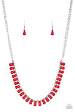 Extinct Species - Red - Paparazzi Accessories