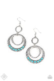 Dizzying Deserts - Blue - Paparazzi Accessories