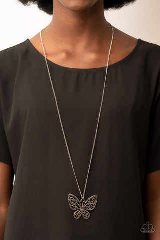 Butterfly Boutique - Silver - Paparazzi Accessories