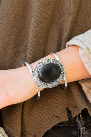 Lasting Landmark - Black - Paparazzi Accessories