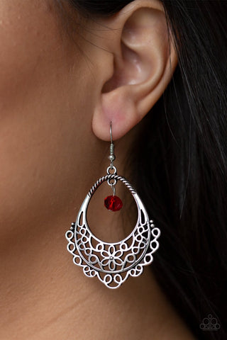 Garden Society - Red - Paparazzi Accessories