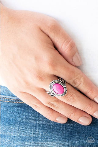All the World's a Stagecoach - Pink - Paparazzi Accessories