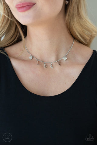 Love Conquers all - Silver - Paparazzi Accessories